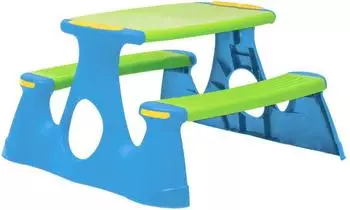 vidaXL Kinder-Picknicktisch Polypropylen 89,5x84,5x48cm