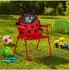 Relaxdays Kinder-Klappstuhl mit Motiv, Metall/Textil, rot