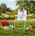 Relaxdays Kinder-Klappstuhl mit Kuh-Motiv, Metall/Textil, 51,5x36x37,5cm