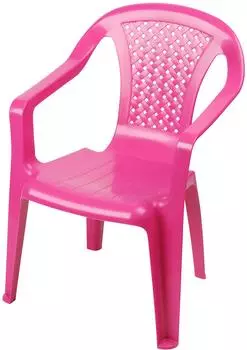 Spetebo Kinder-Gartenstuhl Kunststoff, Monoblock, stapelbar, pink (224656)