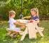 TP Toys Campingtisch Matschtisch Nashorn mit Waschbecken, 2 Sitzbänke, 89x94x71cm (TP274U)