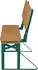 Roba Kids Outdoor Kinderparty-Garnitur mit Lehne, natur lackiert