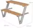 Roba Picknick-Erweiterungsset für Spielhaus, Tisch & Sitzbank, Holz (456069)