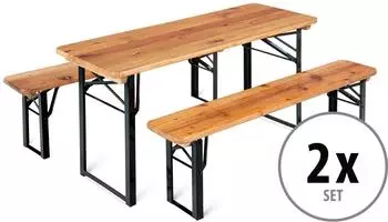Stagecaptain Hirschgarten Kinder-Festzeltgarnitur 110cm, 6-tlg. (BBK-110)