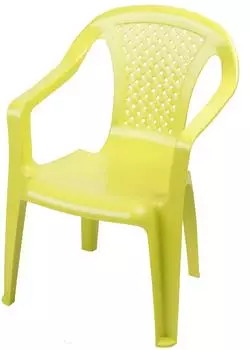 Spetebo Kinder-Gartenstuhl Monoblock, Kunststoff, stapelbar, gr&uuml;n (224657)