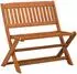 vidaXL Kinderbank braun, Eukalyptusholz massiv, 61x38x57cm