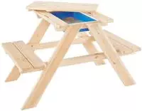 Pinolino Garten-Kindersitzgruppe "Matsch-Nicki f&uuml;r 2, natur"