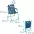 Relaxdays Kinder-Klappstuhl bunt, Metall/Textil
