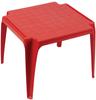 Stapelbarer Kindertisch, Made in Italy, 56 x 52 x 44 cm, rote Farbe