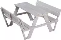 roba 456007GA, roba Kindersitzgruppe 'Outdoor+', mit R&uuml;ckenlehnen 'Picknick for 4',