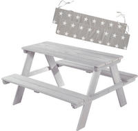 roba Kindersitzgruppe "Picknick for 4 Outdoor +, Grau" Set, mit abgerundeten Ecken;
