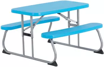 Lifetime Kunststoff Kinder Picknickgarnitur blau