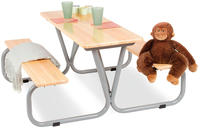 Pinolino Garten-Kindersitzgruppe Tisch mit 2 Sitzb&auml;nken