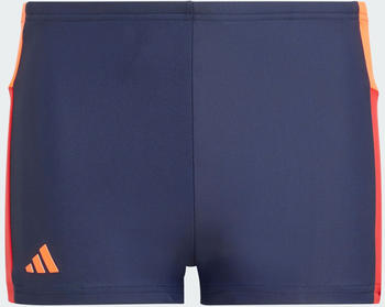 Adidas Colourblock 3-Stripes Boxer-Swimming Trunks Legend Ink/App Solar Red/Better Scarlet Kids (IP2718)