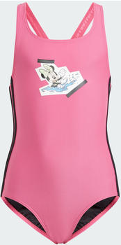 Adidas x Disney Minnie Maus 3-Stripes Swimsuit Pulse Magenta/Black (IT8613)