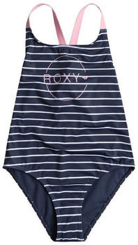 Roxy Kid's Bico Basic Stripe One Piece Badeanzug (ERGX103175) blau