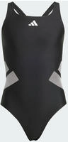 adidas Logo C-back Swimsuit Kids black-white (095A) 128