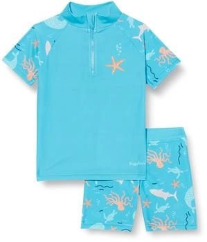 Playshoes UV-Schutz Bade-Set Meerestiere türkis Junge (461352_15)