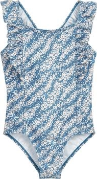 Playshoes UV-Schutz Badeanzug Blümchen petrol Mädchen (461463_32)