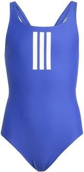 Adidas 3-Streifen Kids Badeanzug Semi Lucid Blue / White (JX5644)