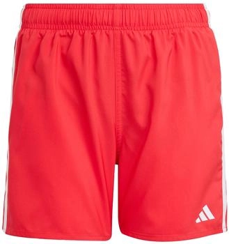Adidas 3-Streifen Kids Badeshorts Pure Ruby / White (JX5038)