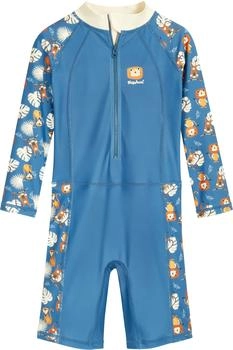 Playshoes UV-Schutz Sonnenanzug 'Dschungel' Langarm creme / gelb / petrol / orange (461443)