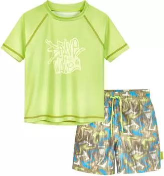 Playshoes UV-Schutz Windelhose azur/oliv/hellgrün/weiß