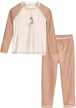 Playshoes UV-Schutz Badeset (461454) creme/hellbraun/petrol/orange