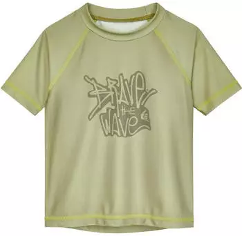 Playshoes Rash Guard Set UV-Schutz Langarm oliv wave/grau