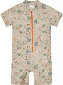 Sterntaler Schwimmanzug Corale UV-Schutz 50+ mit Korallenprint, R&uuml;schen & Windeleinlage (2502675) beige/bunt
