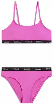 O'Neill Essentials Bralette Bikini Set (3800096) electric fuschia