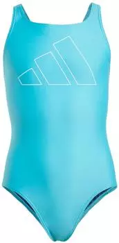 Adidas Big Bars Kids Badeanzug (JJ0431) lucid cyan/white
