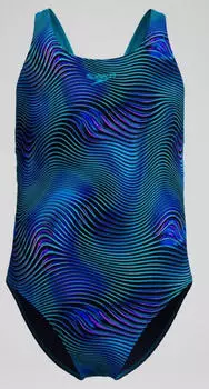 Speedo Print Lb One Piece Badeanzug (8-12377002) blau