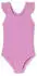 Schiesser Badeanzug Seersucker Streifen Rüschen fuchsia Aqua (183463-508)