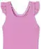 Schiesser Badeanzug Seersucker Streifen Rüschen fuchsia Aqua (183463-508)