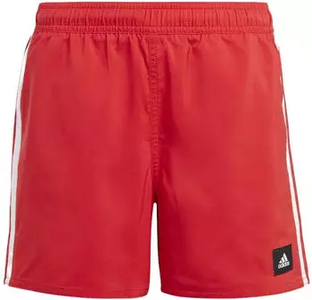 Adidas 3-Stripes Swim Shorts (HA9407) better scarlet/white