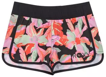 Roxy Good Waves Only Boardshort (ERGBS03124) anthracite the moves floral