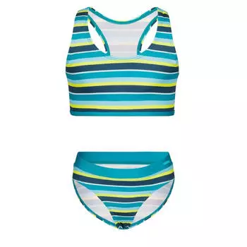 Trollkids Girls Kvalvika Bikini navy/moss