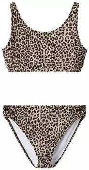 Name It Nkfzanimal Badeanzug / Bikini (98330224) mole/dunkelbraun