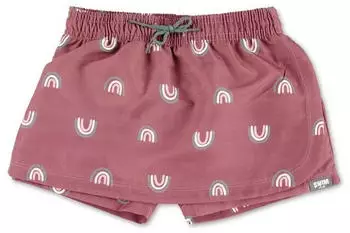 Sterntaler Baby Shorts Schmetterling mit Bindeband (2502337) grau/pastellrot/wei&szlig;