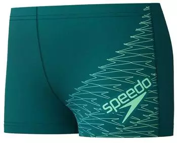 Speedo Medley Logo Aquashort Schwimmbekleidung (8-1241018) deep emerald/alfalfa green