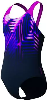 Speedo Digital Placement Splashback Badeanzug navy/pink