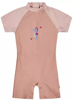 Sterntaler Seepferdchen Schwimmanzug UV-Schutz 50+ Seersucker-Optik (2502679) zartrosa