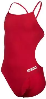 Arena Team Swimsuit Challenge Solid (004765) red/white