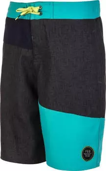 Protest Abdon Jr Badeshort grau/blau aqua