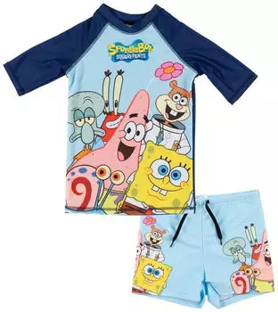 United Labels Spongebob Schwammkopf Badeshorts blau