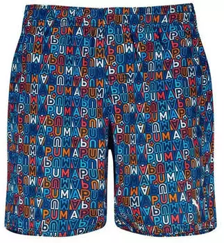 Puma Swim Boys Printed CAT MID Shorts 1P (701231513) multi colored