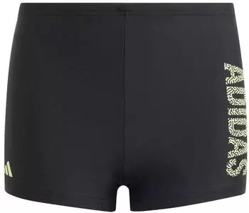 Adidas Lineage Boxers Badeshorts (IK9654) black/green spark