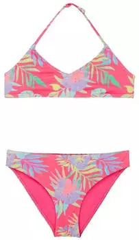 Roxy Vacay For Life Bralette Bikini Set (ERGX203699-XMGM-14) sangria sunset aquarella rg