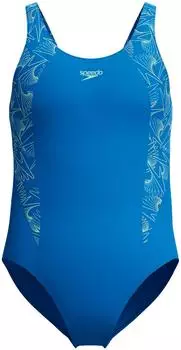 Speedo Hyperboom Splice Badeanzug (8-003729) lagoon blue/celeste